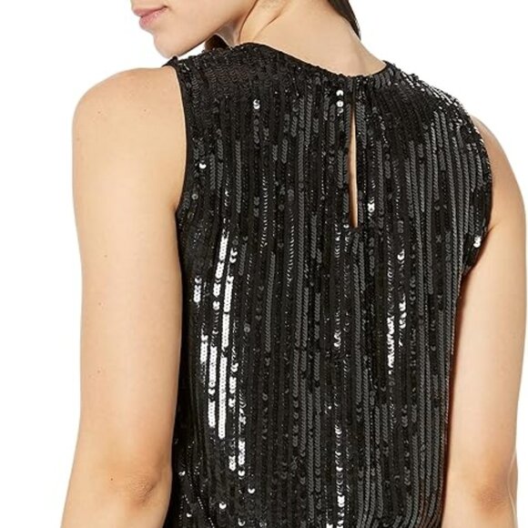 Velvet by Graham & Spencer Women's Maison Sleeveless Sequin Tank Top Size XS - Picture 3 of 10